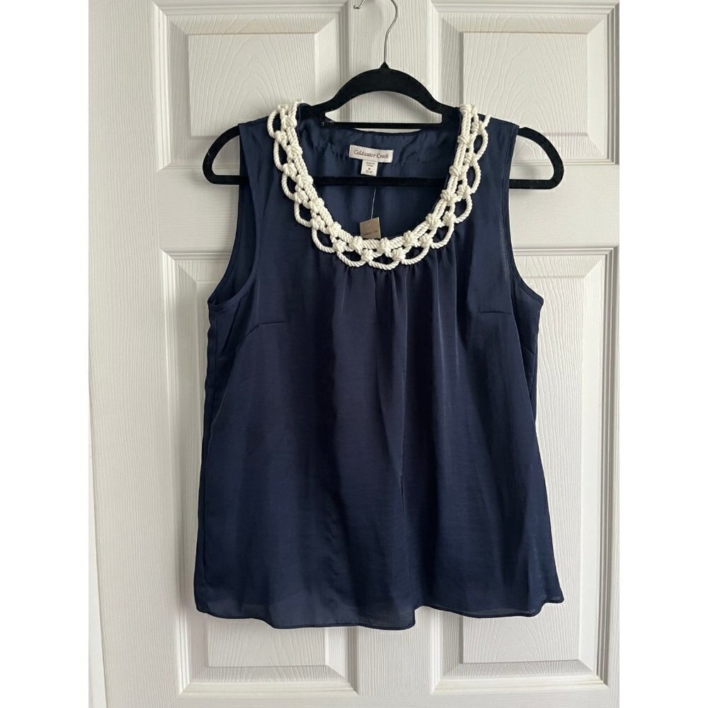 Coldwater Creek Nautical Tank Top